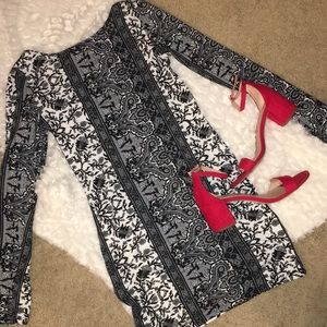 Bodycon paisley dress